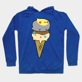 Cockatiel Icecream Cone Hoodie